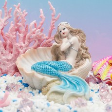 미미네아쿠아 물 속 인어공주 장식품 조개, 1개 반려동물용품/관상어 용품 반품 최저가 20,500원