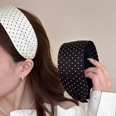 워더미 여성용 도트 와이드 헤어밴드 2종 세트 M2021 패션의류/잡화/여성패션 반품 최저가 4,850원