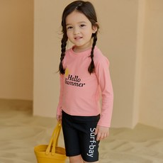 아이엠베베 아동용 헬로썸머 래쉬가드 상의 + 반바지 세트 SF-201 패션의류/잡화/유아동패션 반품 최저가 19,690원