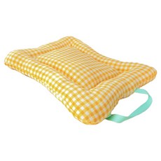 순잠 체크체크 반려동물 방석, 옐로우, 1개 반려동물용품/강아지 용품 반품 최저가 7,530원