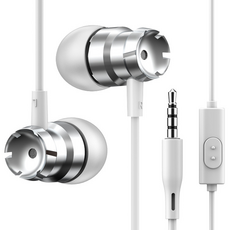 타이디홈 꿀잠 유선 이어폰, 실버 가전디지털/음향기기 반품 최저가 3,500원