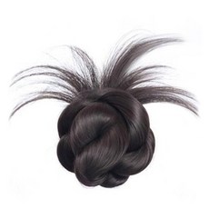 벨르슈브 풍성한 올림머리 가시번 가채 혼주 머리 집게핀 부분가발, 브라운블랙, 1개 뷰티/뷰티소품 반품 최저가 4,920원