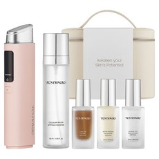 레스노베 코어 임팩트 디바이스 + 리프팅 앰플 30ml + 볼류마이징 앰플 30ml + 브라이트닝 앰플 30ml + 앰플 부스터 120ml + 가죽 케이스 세트, 코어 임팩트(선셋 핑크) 가전디지털/뷰티/헤어가전 반품 최저가 251,060원