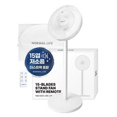 노멀라이프 15엽 리모컨 스탠드 선풍기 퓨어 화이트, NL-25EF04WH undefined/undefined 반품 최저가 34,120원