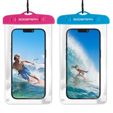 구스페리 컬러 물놀이 핸드폰 방수팩 2p, 블루, 핑크, 1세트 가전디지털/휴대폰 액세서리 반품 최저가 4,310원