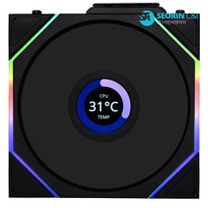 [서린공식] LIAN LI UNI FAN TL Wireless LCD 120 블랙 1팩, 1개 가전디지털/PC부품 반품 최저가 86,900원