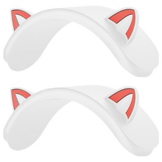 세컨드베스트 큐티캣 에어팟맥스커버, 화이트캣헤드밴드, 2개 가전디지털/음향기기 반품 최저가 13,300원