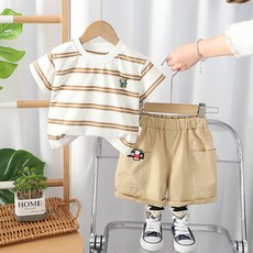 베베니즈 아동용 하이곰 두줄 포인트 반팔 상하복 세트 패션의류/잡화/유아동패션 반품 최저가 21,800원