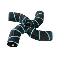 리빙듀오 반려동물 4방향 터널 숨숨집, 블랙, 1개 반려동물용품/고양이 용품 반품 최저가 14,970원