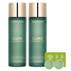 김정문알로에 큐어 하이드라 수딩 토너 130ml x 2p + 체험키트, 1개 뷰티/스킨케어 반품 최저가 16,530원