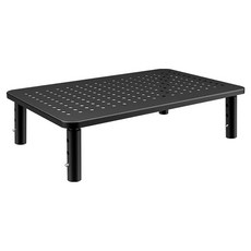 라라공방 높이 조절 모니터 받침대 37 x 23 x 9~13 cm, 블랙 가전디지털/PC주변기기 반품 최저가 6,850원