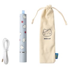 버터 큐티뽀짝 초경량 USB형 밀크캣 유선고데기, 블루, FT0525003 가전디지털/뷰티/헤어가전 반품 최저가 15,020원