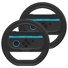 스페이스쉴드 닌텐도 스위치2 조이콘 레이싱 카트 게이밍 싱글 핸들 그립, 블랙, 2개 가전디지털/게임 반품 최저가 9,450원