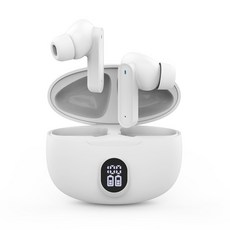 뉴클 노이즈캔슬링 LCD PRO 무선 블루투스 이어폰, PBT-E70, 화이트 가전디지털/게임 반품 최저가 12,150원