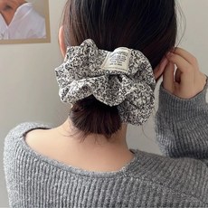 비비뮤아 레트로 라벨 잔패턴 곱창 머리끈 HR1603 패션의류/잡화/여성패션 반품 최저가 5,360원