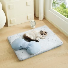 파스텔펫 반려동물 리본 사계절 매트, 블루, 1개 반려동물용품/강아지 용품 반품 최저가 7,740원