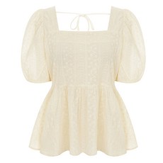 샐리 펀칭 스퀘어넥 퍼프 블라우스 I5B-IBL036 패션의류/잡화/여성패션 반품 최저가 15,580원