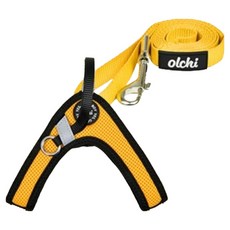 올치 강아지 산책 콤비V 스트링 하네스 + 리드줄 세트 HV6049, 엘로우, 1세트 반려동물용품/펫티켓 산책용품 반품 최저가 14,310원