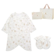 오가닉맘 프레스트 배내가운 손싸개 + 기프트백 세트 MIFNBW16 + 쇼핑백 패션의류/잡화/유아동패션 반품 최저가 16,050원