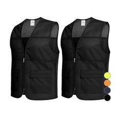 WEEVE 남녀공용 매쉬 망사 작업 안전조끼 2p 패션의류/잡화/여성패션 반품 최저가 7,740원