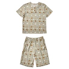 에이원패션 남성용 아이스쿨링밀크 반팔 잠옷 상하의 세트 패션의류/잡화/속옷/잠옷 반품 최저가 6,670원