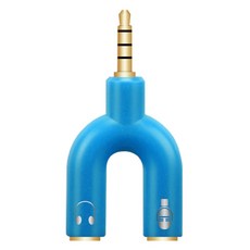 칼론 4극 헤드셋 변환 Y형 젠더, APC-A11, 블루, 1개 가전디지털/음향기기 반품 최저가 2,800원