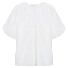 에이비플러스 여성용 핀턱주름 퍼프소매 반팔 블라우스 LSZ2MB34 패션의류/잡화/여성패션 반품 최저가 11,380원