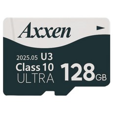 액센 초고속 U3 ULTRA 홈캠 블랙박스 메모리 카드 Micro SD카드 MSD52, 1개, 128GB 가전디지털/휴대폰 액세서리 반품 최저가 14,320원