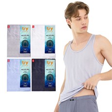 트라이 남성용 인견 통기성 컬러 런닝 4종 세트 EMRSJ03 패션의류/잡화/속옷/잠옷 반품 최저가 25,200원