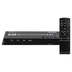 넥스트유 크이안 4K HDMI 4포트 USB C타입 심리스 매트릭스 KVM 스위치, 5507SMV-KVM, 1개 가전디지털/PC주변기기 반품 최저가 84,000원