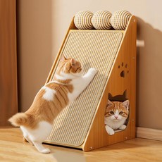 가또나인 고양이 사이잘 삼각 스크래쳐, 브라운, 1개 반려동물용품/고양이 용품 반품 최저가 28,900원