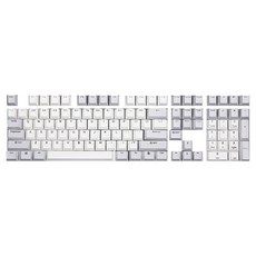 몬스타기어 108키 이중사출 PBT 체리 포인트 키캡, 그레이 + 화이트 가전디지털/키보드/마우스 반품 최저가 32,600원