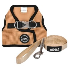 올치 강아지 산책 콤비LED 하네스 + 리드줄 HB6295, 베이지, 1세트 반려동물용품/펫티켓 산책용품 반품 최저가 20,230원
