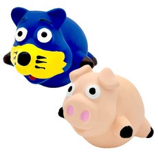 둥둥펫 반려동물 삑삑이 뚱보 라텍스 장난감 2종 세트 A, 혼합색상, 1세트 반려동물용품/강아지 용품 반품 최저가 7,500원