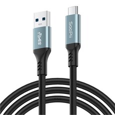수피 USB3.2 A타입-C타입 10G 초고속 데이터 충전 케이블 S73, 실버, 1개, 50cm 가전디지털/차량용 디지털 반품 최저가 4,830원