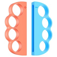 스페이스쉴드 닌텐도 스위치 2 조이콘 호환 플레이핏 피트니스 권투 복싱 너클 그립 2종 세트, 혼합색상, 1세트 가전디지털/게임 반품 최저가 15,400원