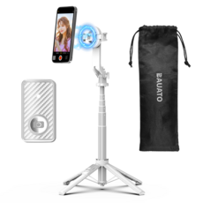 바우아토 맥세이프 미니 초경량 광각 촬영 모드 원터치 블루투스 사각 지지 셀카봉 삼각대, 바우아토맥세이프삼각대, 화이트, 1개 가전디지털/휴대폰 액세서리 반품 최저가 24,430원