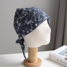 바비수 여성용 썸머 플라워 거즈 면 두건 패션의류/잡화/여성패션 반품 최저가 9,780원