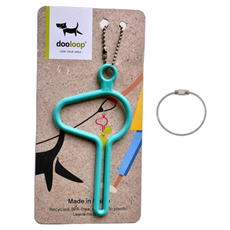 두루프 올네이쳐 강아지 풉키링 배변봉투 홀더 + 코팅 와이어링 세트, 아쿠아벨라 + 실버, 1세트 반려동물용품/강아지 용품 반품 최저가 11,160원