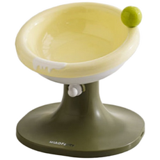 미아오페어리 메일켓 반려동물 높이조절 도자기 식기, 레몬 + 말차, 1개 반려동물용품/강아지 용품 반품 최저가 14,920원