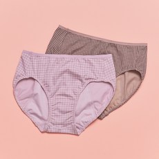 엘르이너웨어 여아용 코튼 체크 학생 위생 팬티 2종 세트 패션의류/잡화/유아동패션 반품 최저가 11,800원