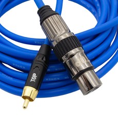 에이치디탑 RCA 수 TO XLR 암 케이블 1.5m, 블루, 1개, HT-TP1675 가전디지털/음향기기 반품 최저가 19,500원