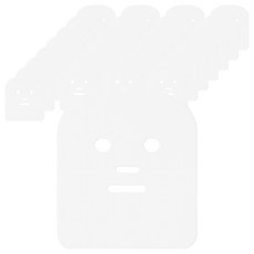 라몽 일회용 거즈 마스크 시트, 100개, 화이트 뷰티/뷰티소품 반품 최저가 8,900원