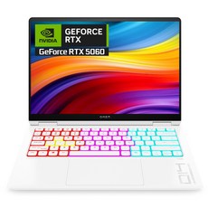 HP 2025 오멘 14 슬림 코어Ultra7 인텔 14세대 지포스 RTX 5060, Ceramic White, 1TB, 32GB, WIN11 Home, 14-fb1038TX