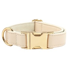 테이아 강아지 버디넥 가죽 목밴드, 크림, 1개 반려동물용품/펫티켓 산책용품 반품 최저가 12,710원