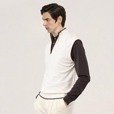 가먼트골프 남성용 하프 집업 니트 베스트 GMKVC314 패션의류/잡화/남성패션 반품 최저가 61,200원