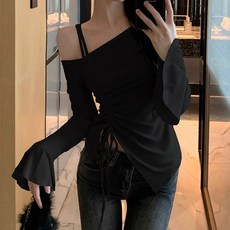 루나걸 여성용 에드 언발 오프숄더 티셔츠 L25FT070807 패션의류/잡화/여성패션 반품 최저가 19,800원