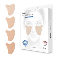 AWAY 자외선 차단 골프패치 25호 SPF 50+ 5p, 30g, 1개 뷰티/선케어/태닝 반품 최저가 6,480원