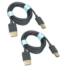 컴스마트 HDMI 4K2K@60Hz UHD 초슬림 케이블 1.5m, 2개, CP015 가전디지털/TV/영상가전 반품 최저가 6,770원