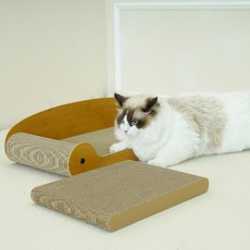 레드퍼피 고양이 네코야 더블소파 스크래쳐, 1개 반려동물용품/고양이 용품 반품 최저가 10,070원